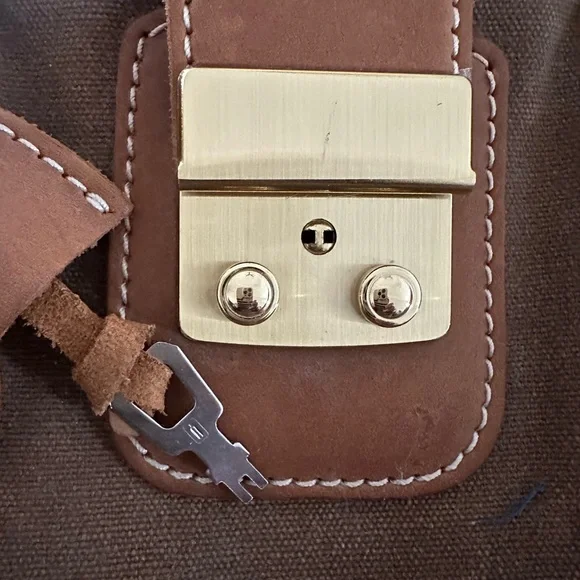 J Peterman Leather & Canvas Travel Bag - Picture 5 of 10
